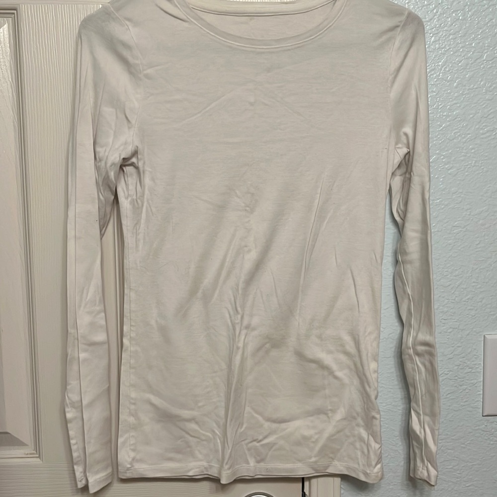 White long sleeve shirt